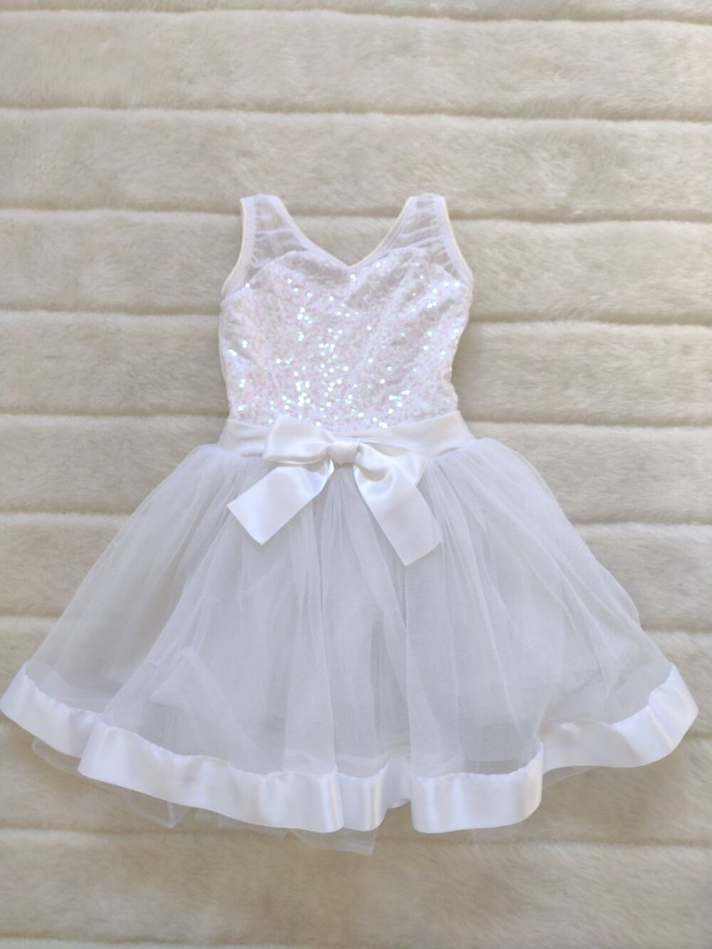 Revolution Dance Costume Girls XSC White CC20310